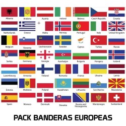 PACK BANDERAS EUROPA