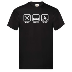 Camiseta Eat Sleep Ride